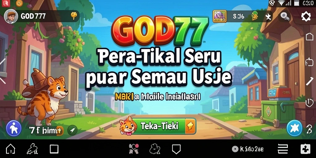 Tampilan antarmuka permainan Teka-Teki GOD77 yang menarik dan interaktif.