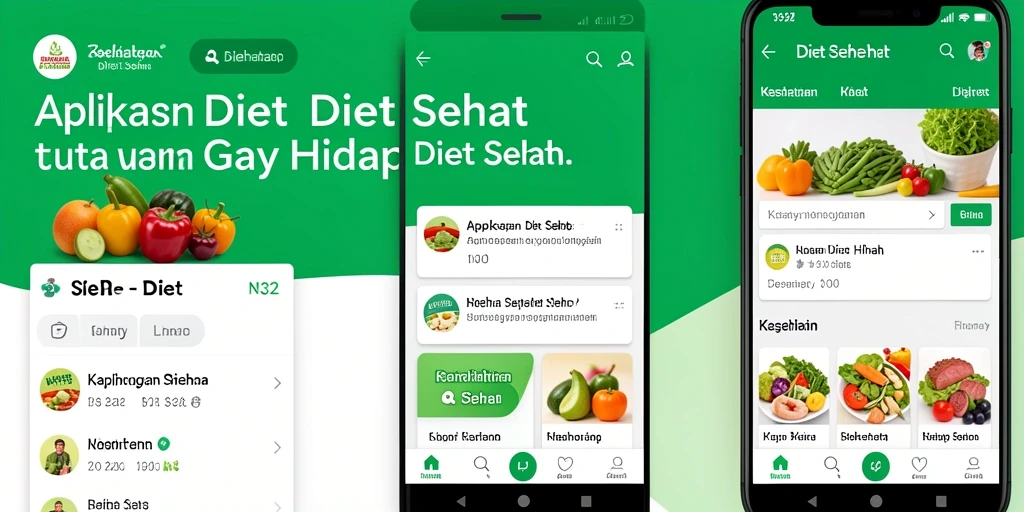 Antarmuka N32 yang menarik dan fungsional untuk Diet Sehat.